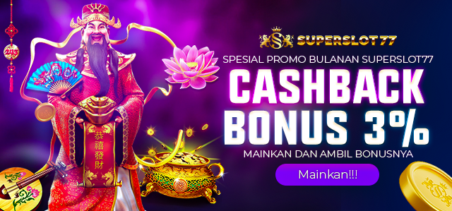 BONUS CASHBACK BULANAN 3%